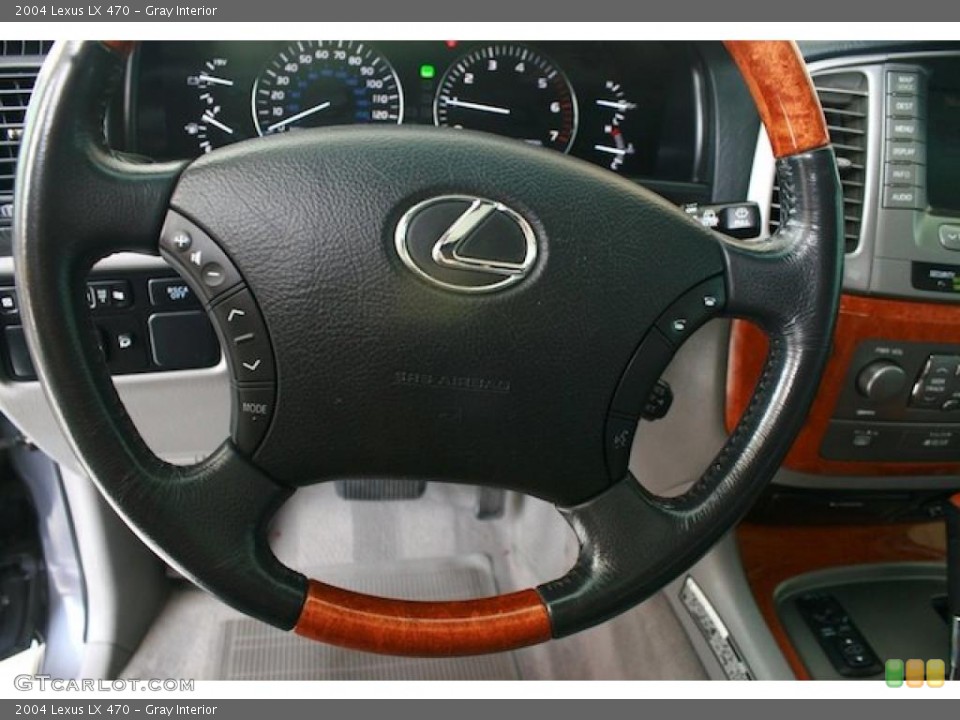 Gray Interior Steering Wheel for the 2004 Lexus LX 470 #38578972