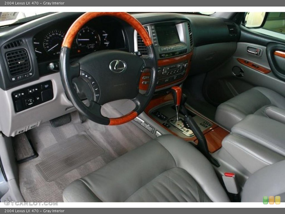 Gray 2004 Lexus LX Interiors