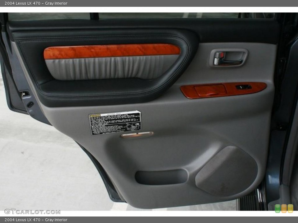 Gray Interior Door Panel for the 2004 Lexus LX 470 #38579380