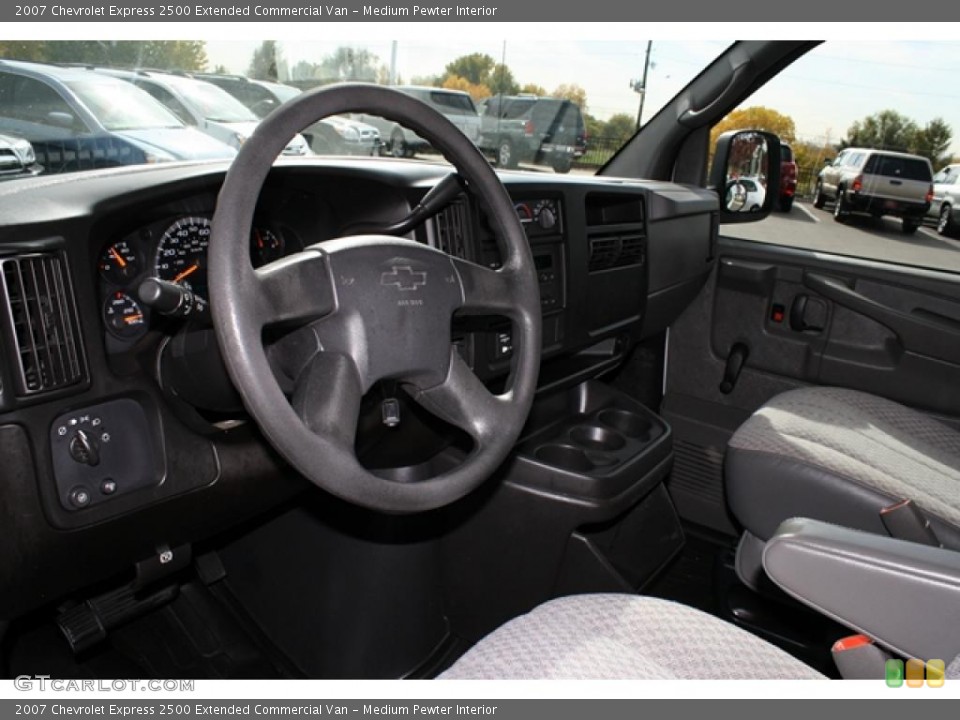 Medium Pewter Interior Dashboard for the 2007 Chevrolet Express 2500 Extended Commercial Van #38579524