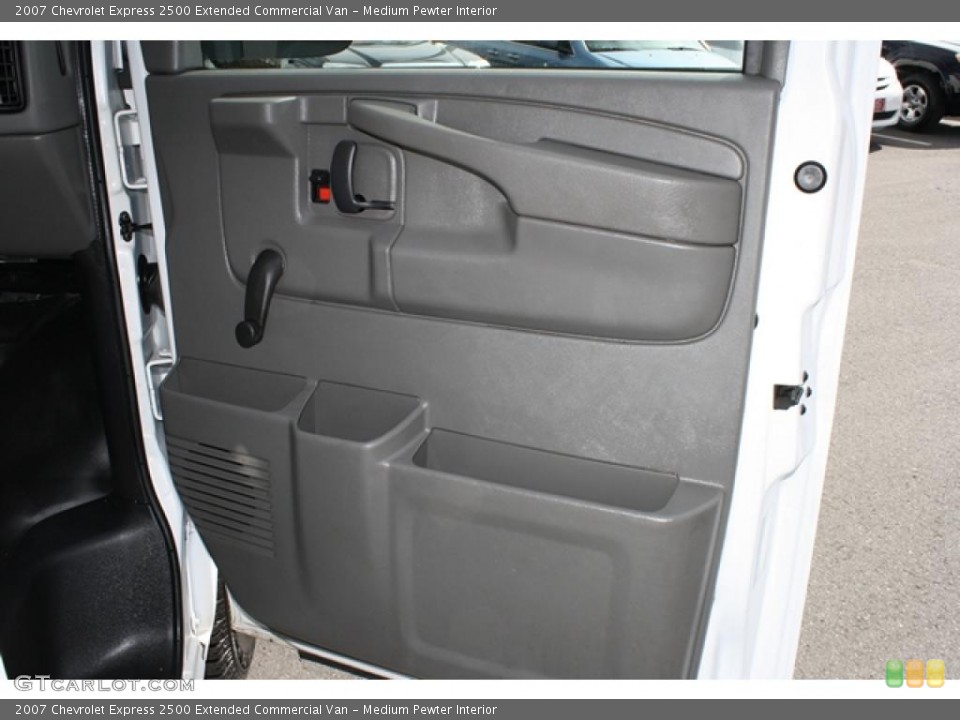 Medium Pewter Interior Door Panel for the 2007 Chevrolet Express 2500 Extended Commercial Van #38579724