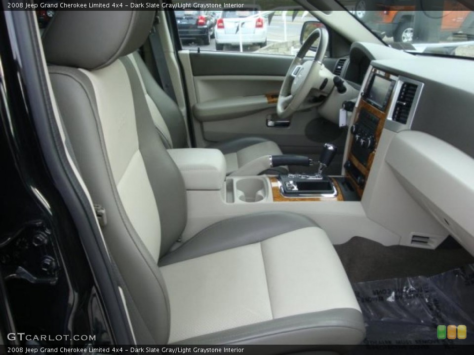 Dark Slate Gray/Light Graystone Interior Photo for the 2008 Jeep Grand Cherokee Limited 4x4 #38579804