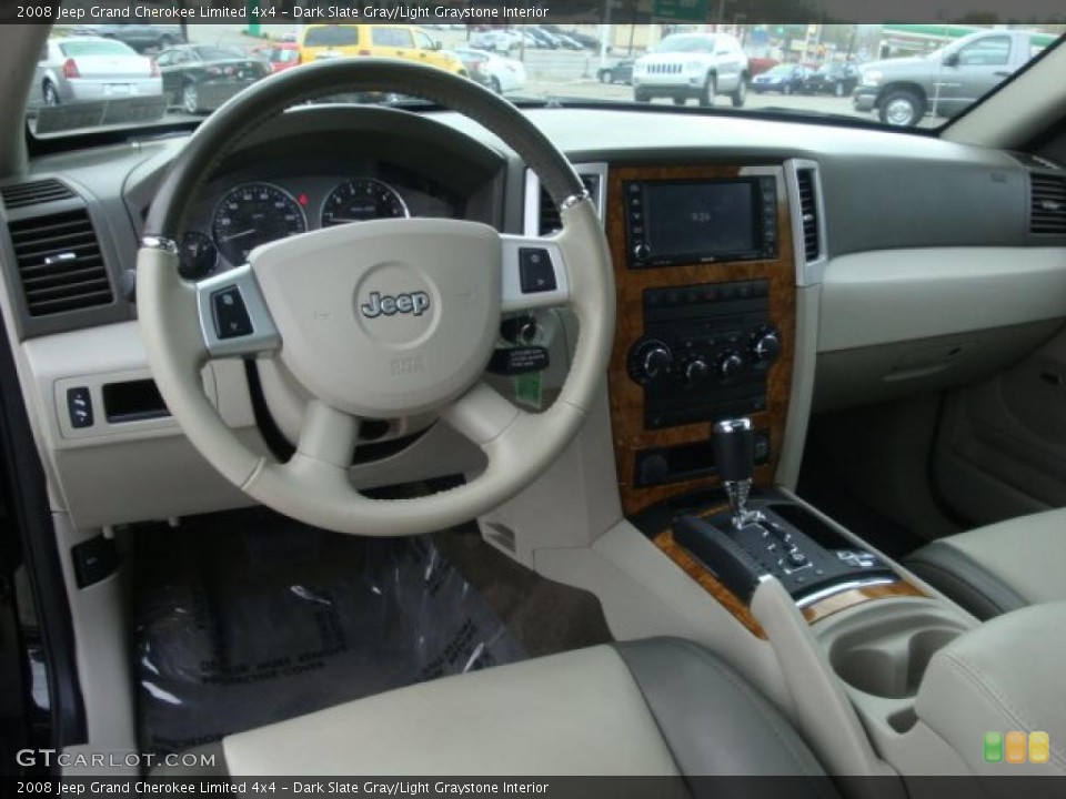 Dark Slate Gray/Light Graystone Interior Prime Interior for the 2008 Jeep Grand Cherokee Limited 4x4 #38579900