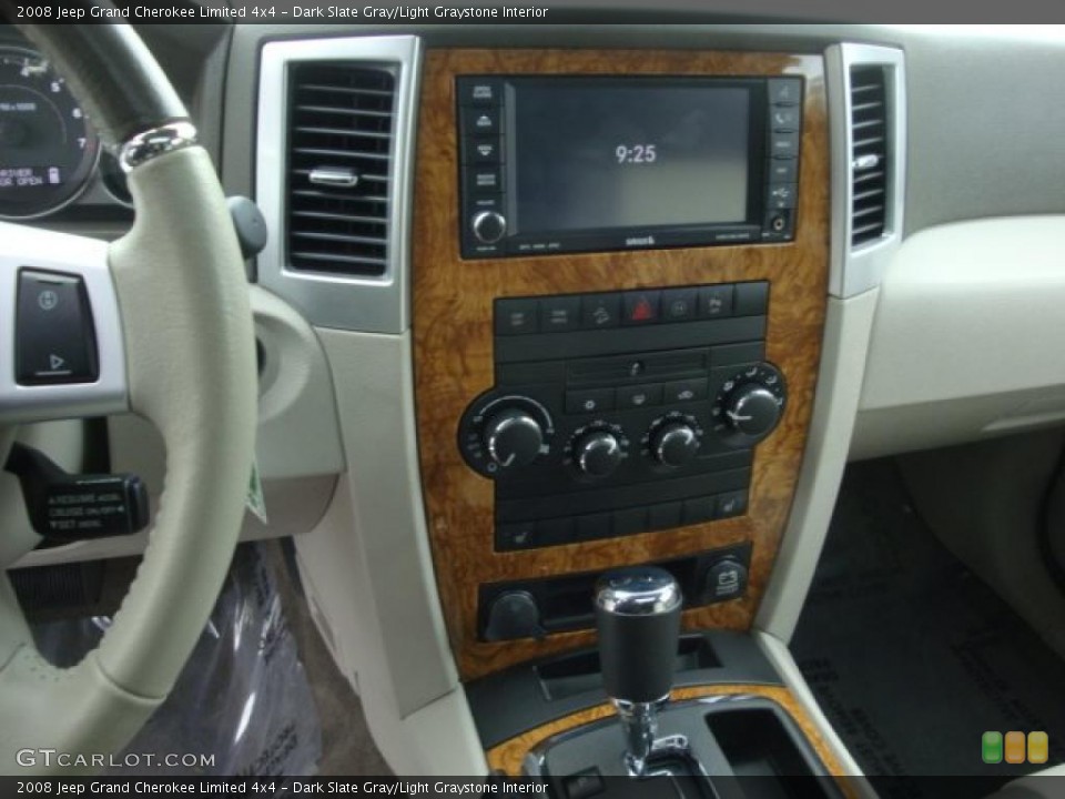 Dark Slate Gray/Light Graystone Interior Navigation for the 2008 Jeep Grand Cherokee Limited 4x4 #38579948