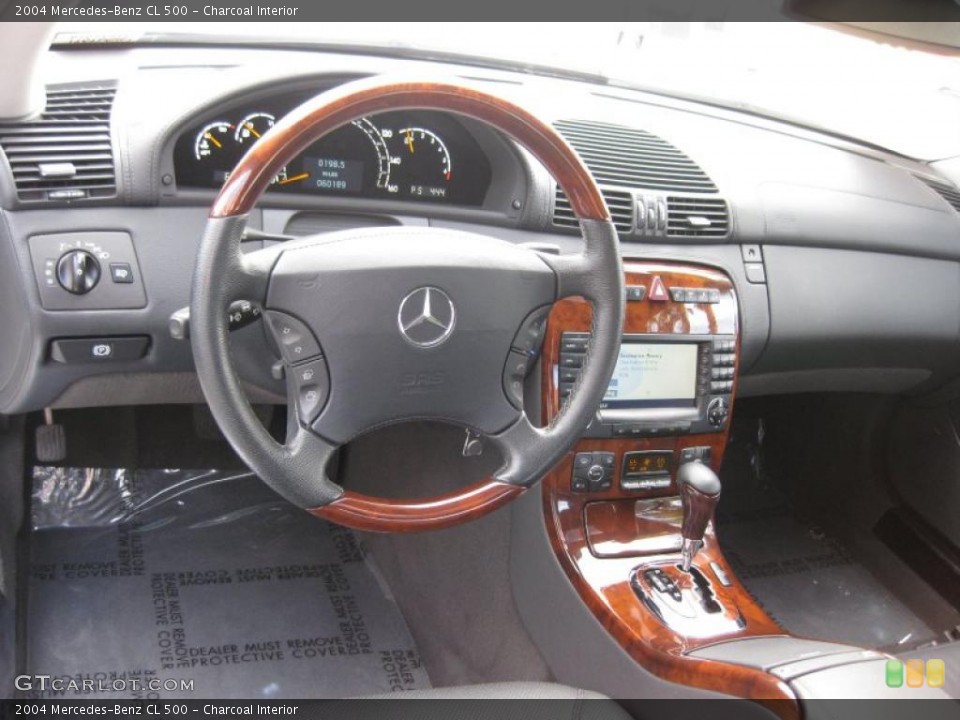 Charcoal Interior Dashboard for the 2004 Mercedes-Benz CL 500 #38580064