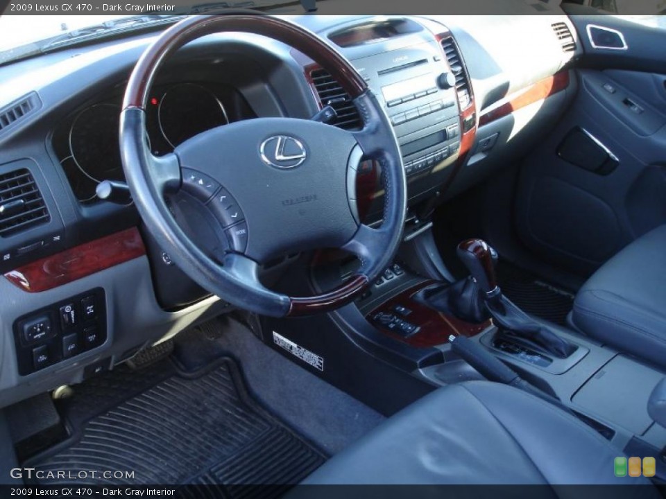 Dark Gray 2009 Lexus GX Interiors