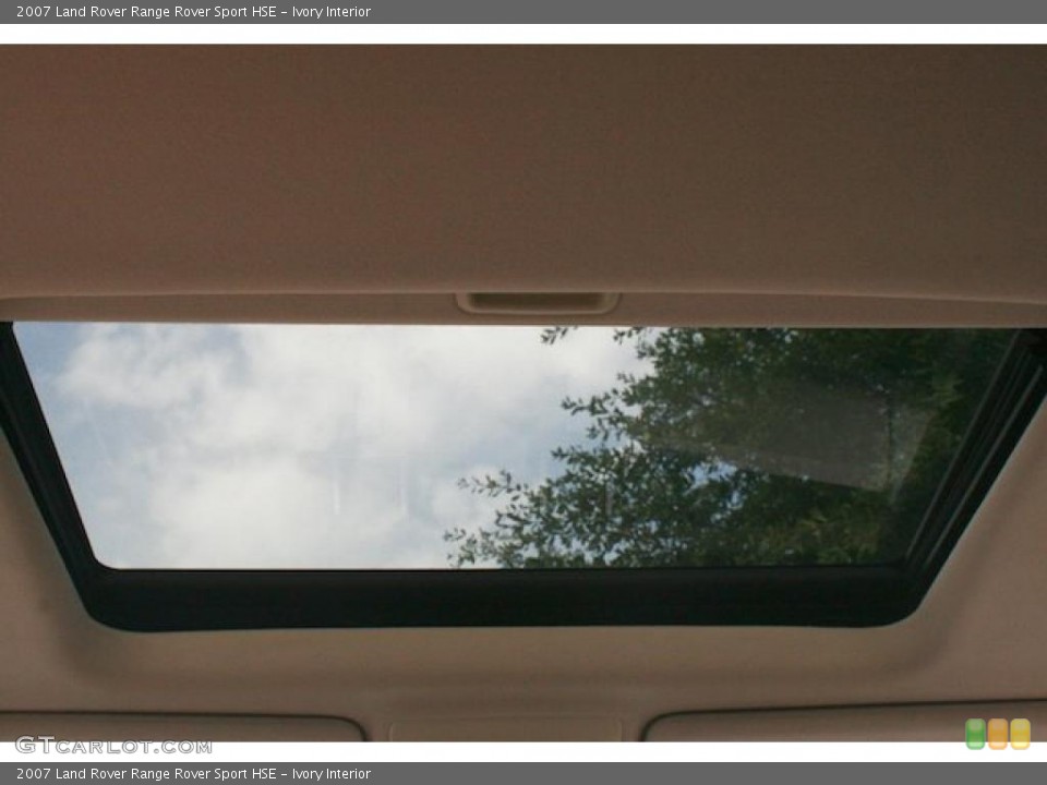 Ivory Interior Sunroof for the 2007 Land Rover Range Rover Sport HSE #38580876