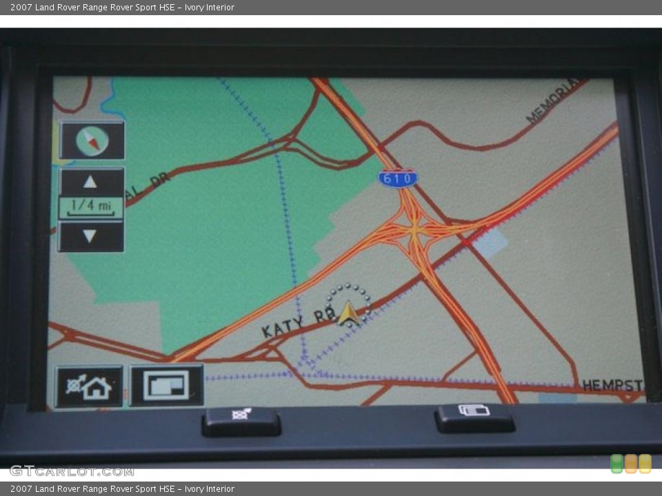 Ivory Interior Navigation for the 2007 Land Rover Range Rover Sport HSE #38580904