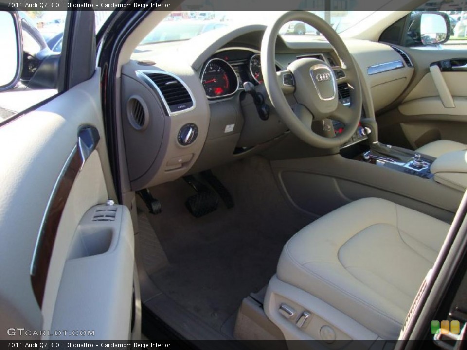 Cardamom Beige Interior Prime Interior for the 2011 Audi Q7 3.0 TDI quattro #38582128