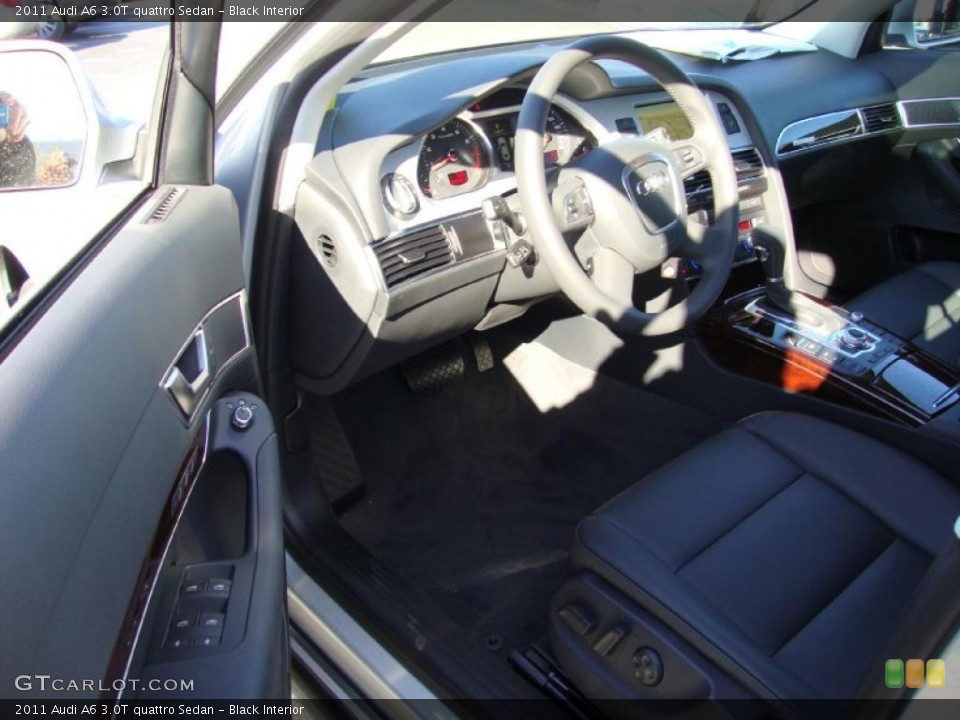 Black Interior Photo for the 2011 Audi A6 3.0T quattro Sedan #38582784