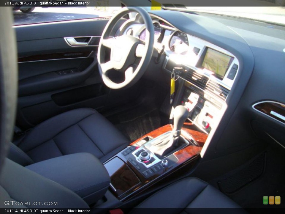 Black Interior Photo for the 2011 Audi A6 3.0T quattro Sedan #38582884