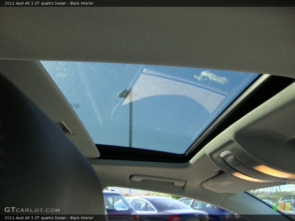 Black Interior Sunroof for the 2011 Audi A6 3.0T quattro Sedan #38582916