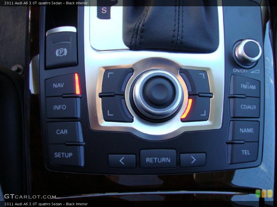 Black Interior Controls for the 2011 Audi A6 3.0T quattro Sedan #38583140