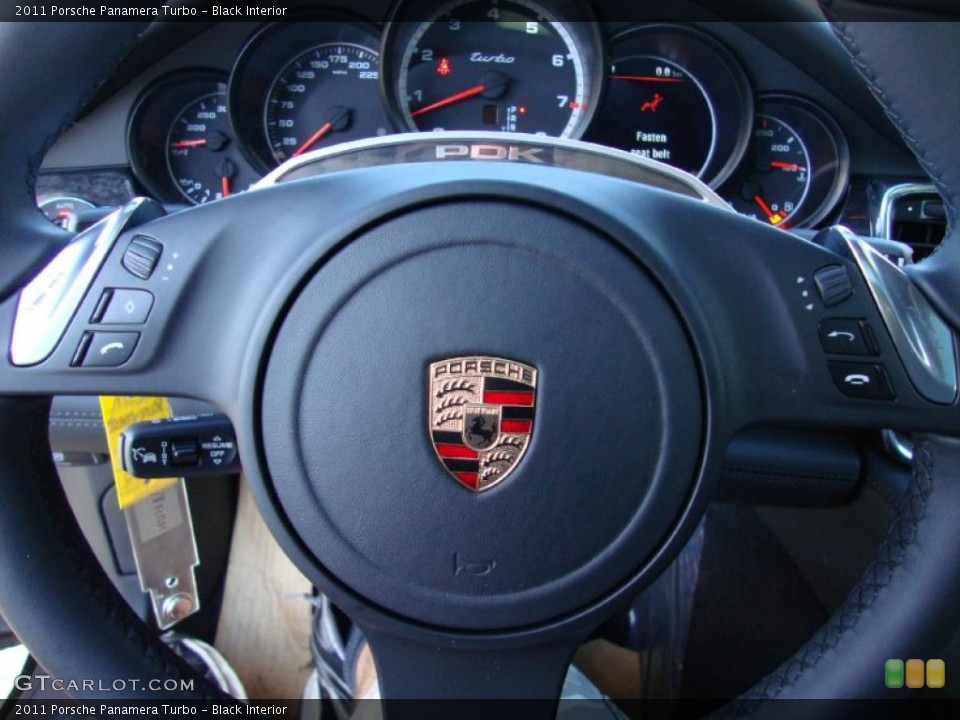 Black Interior Controls for the 2011 Porsche Panamera Turbo #38583808