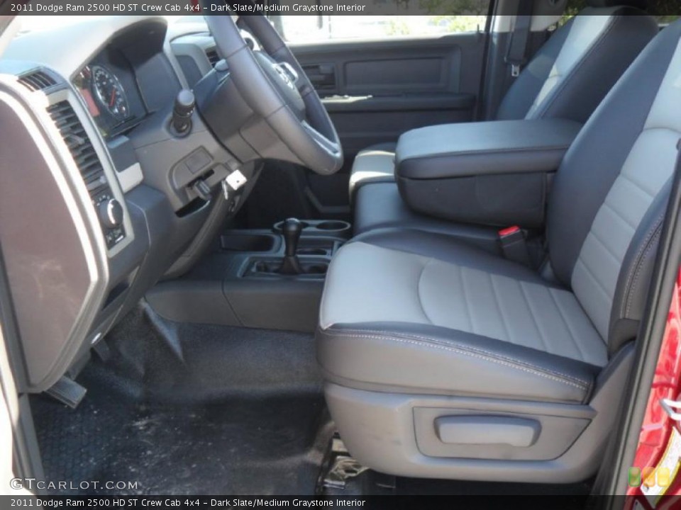 Dark Slate/Medium Graystone Interior Photo for the 2011 Dodge Ram 2500 HD ST Crew Cab 4x4 #38585189