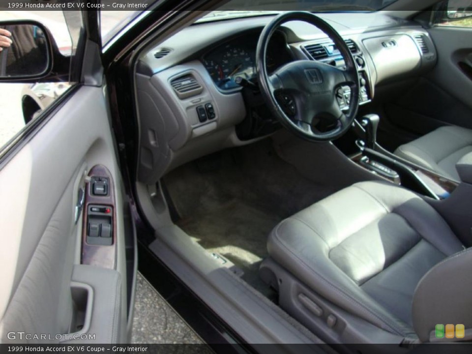 Gray Interior Prime Interior for the 1999 Honda Accord EX V6 Coupe #38585681