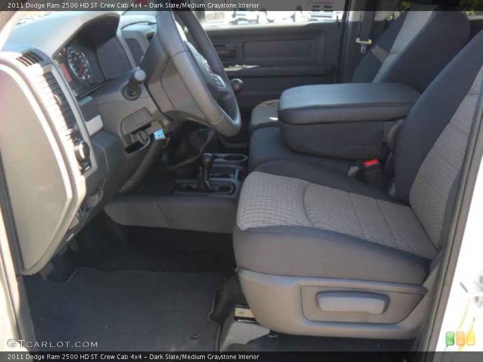Dark Slate/Medium Graystone Interior Photo for the 2011 Dodge Ram 2500 HD ST Crew Cab 4x4 #38585905