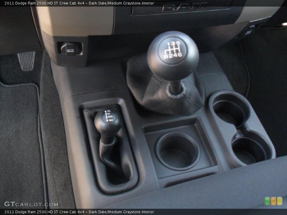 Dark Slate/Medium Graystone Interior Transmission for the 2011 Dodge Ram 2500 HD ST Crew Cab 4x4 #38585981