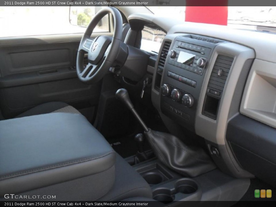 Dark Slate/Medium Graystone Interior Photo for the 2011 Dodge Ram 2500 HD ST Crew Cab 4x4 #38586101