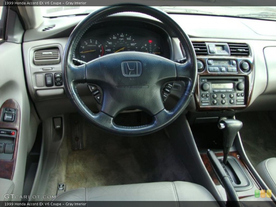 Gray Interior Dashboard for the 1999 Honda Accord EX V6 Coupe #38586109