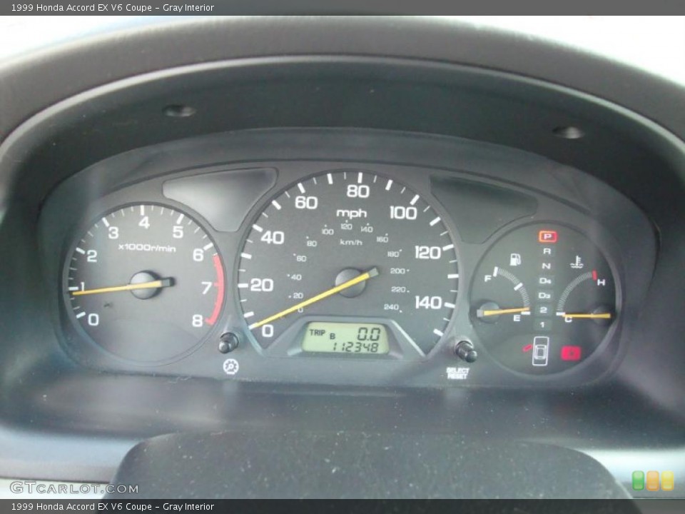 Gray Interior Gauges for the 1999 Honda Accord EX V6 Coupe #38586177