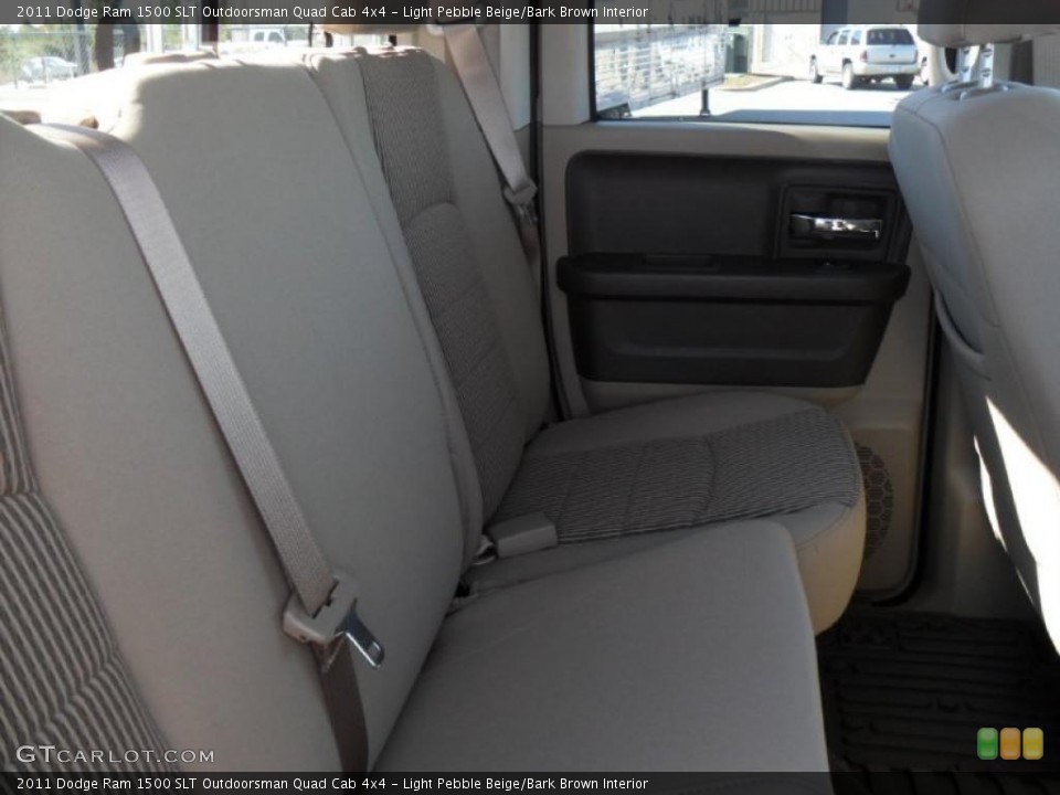 Light Pebble Beige/Bark Brown Interior Photo for the 2011 Dodge Ram 1500 SLT Outdoorsman Quad Cab 4x4 #38586525