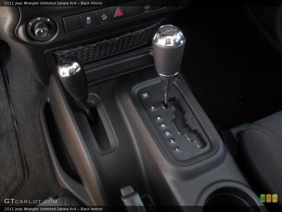 Black Interior Transmission for the 2011 Jeep Wrangler Unlimited Sahara 4x4 #38587625
