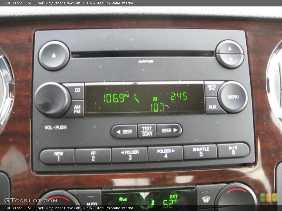 Medium Stone Interior Controls for the 2008 Ford F350 Super Duty Lariat Crew Cab Dually #38587853