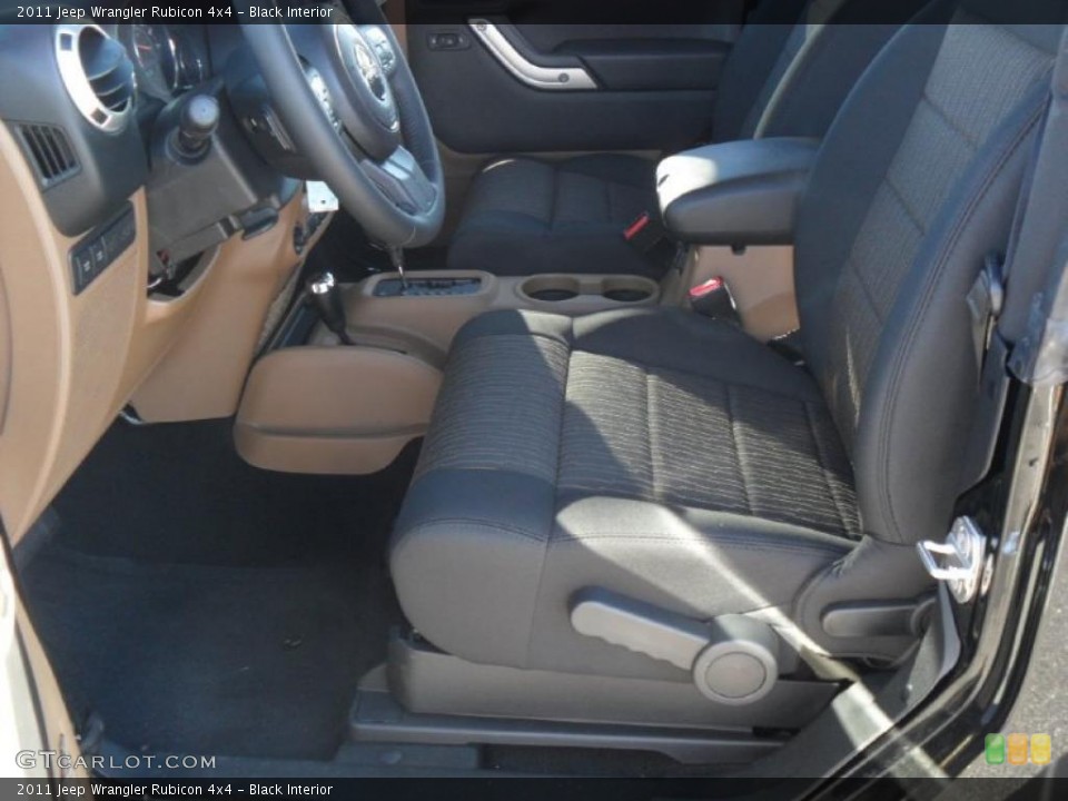 Black Interior Photo for the 2011 Jeep Wrangler Rubicon 4x4 #38587909