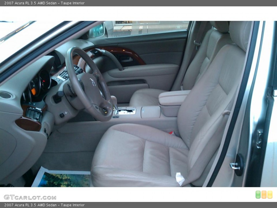 Taupe Interior Photo for the 2007 Acura RL 3.5 AWD Sedan #38588993