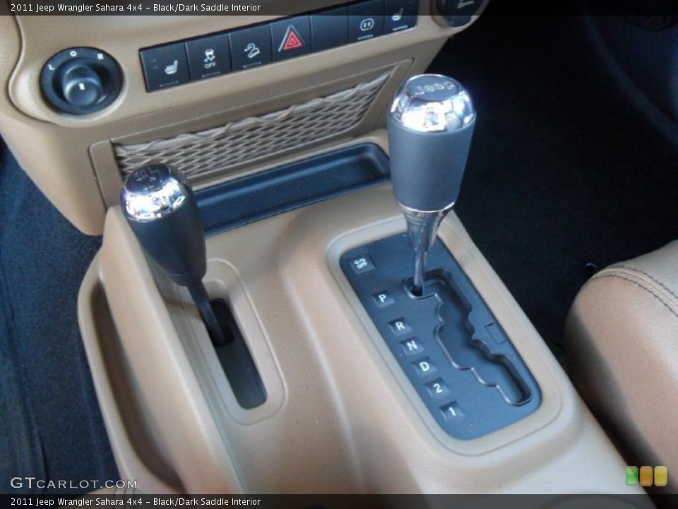 Black/Dark Saddle Interior Transmission for the 2011 Jeep Wrangler Sahara 4x4 #38589041