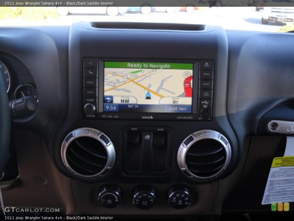 Black/Dark Saddle Interior Navigation for the 2011 Jeep Wrangler Sahara 4x4 #38589069
