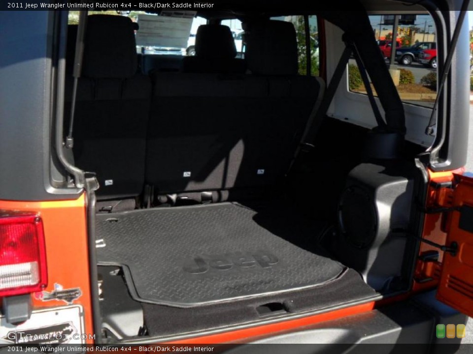 Black/Dark Saddle Interior Trunk for the 2011 Jeep Wrangler Unlimited Rubicon 4x4 #38589465