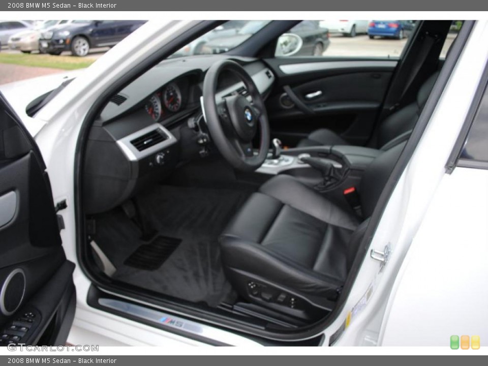 Black Interior Photo for the 2008 BMW M5 Sedan #38589901