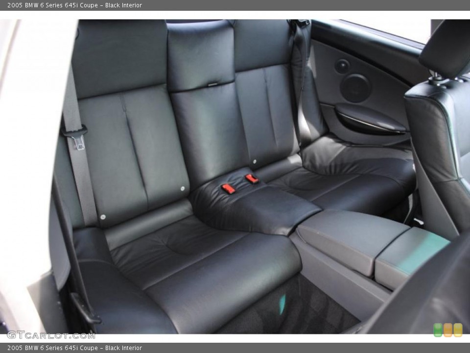 Black Interior Photo for the 2005 BMW 6 Series 645i Coupe #38591453