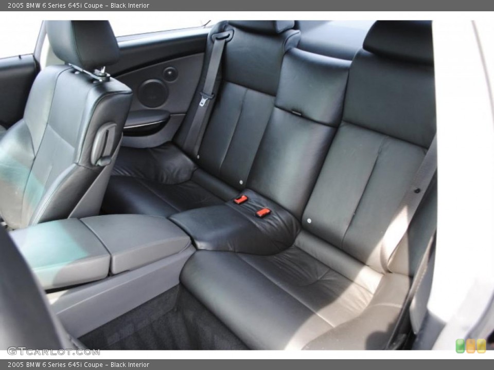 Black Interior Photo for the 2005 BMW 6 Series 645i Coupe #38591485