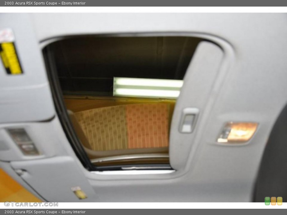 Ebony Interior Sunroof for the 2003 Acura RSX Sports Coupe #38594437