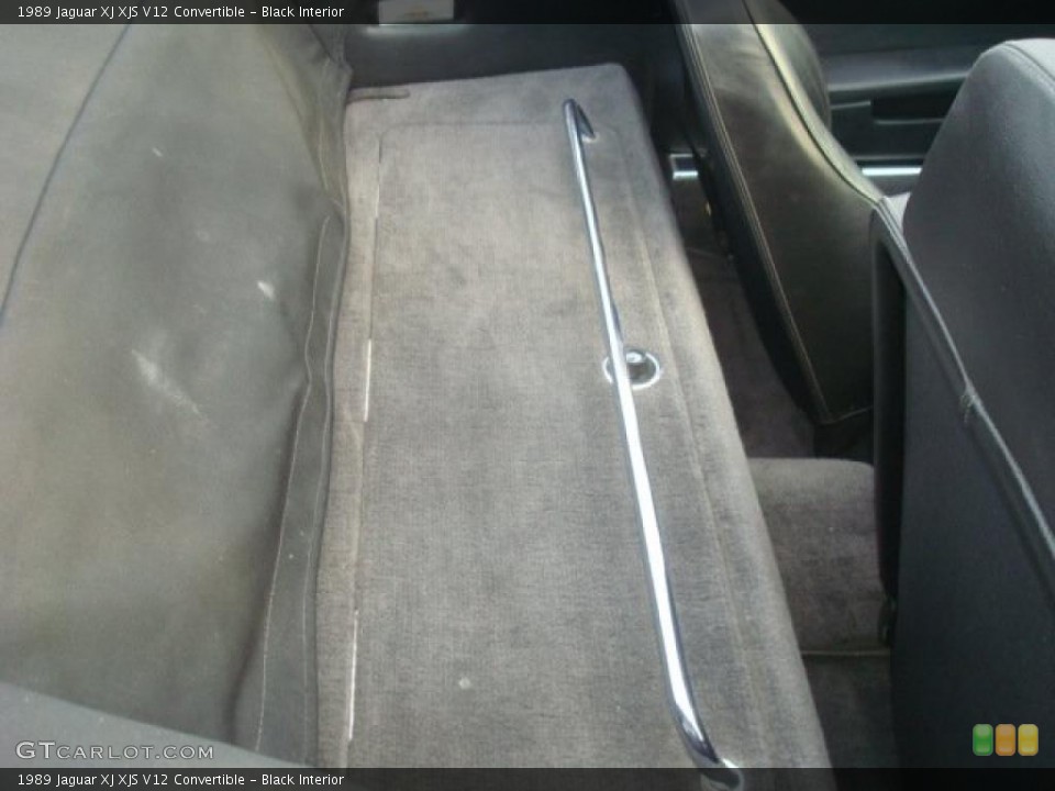 Black Interior Photo for the 1989 Jaguar XJ XJS V12 Convertible #38596540