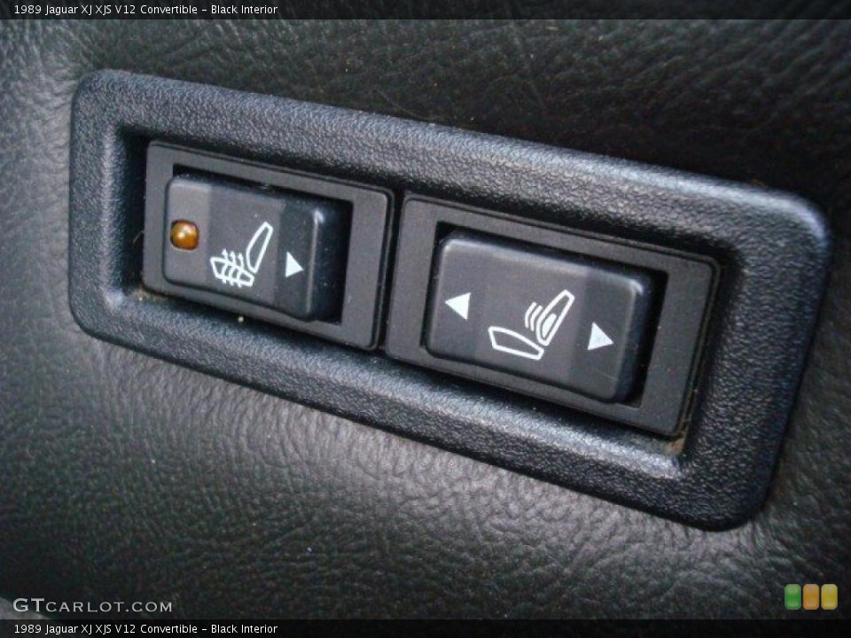 Black Interior Controls for the 1989 Jaguar XJ XJS V12 Convertible #38596797