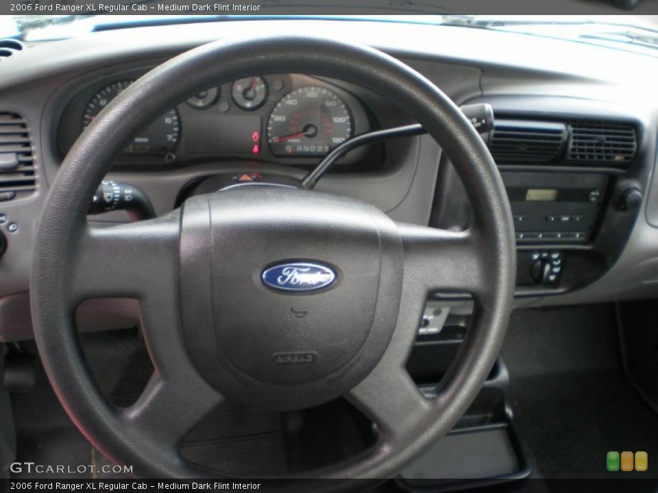 Medium Dark Flint Interior Steering Wheel for the 2006 Ford Ranger XL Regular Cab #38597305