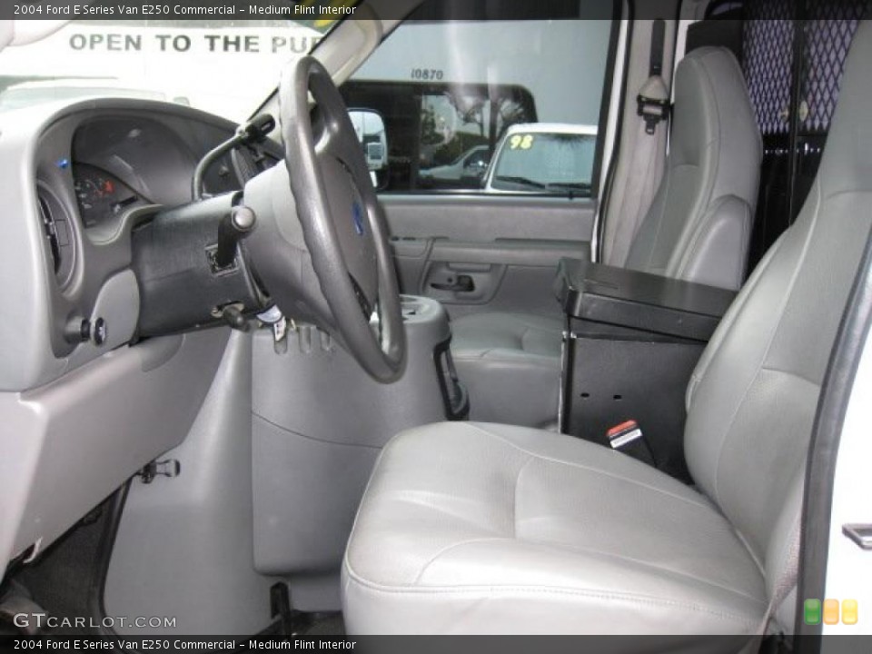 Medium Flint Interior Photo for the 2004 Ford E Series Van E250 Commercial #38598149