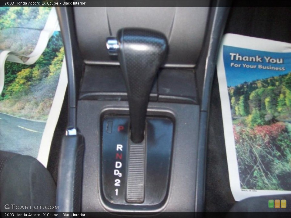 Black Interior Transmission for the 2003 Honda Accord LX Coupe #38600141