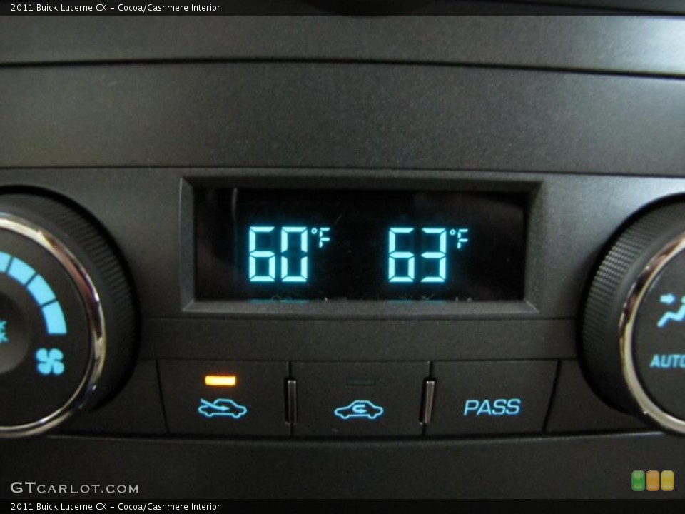 Cocoa/Cashmere Interior Controls for the 2011 Buick Lucerne CX #38600361