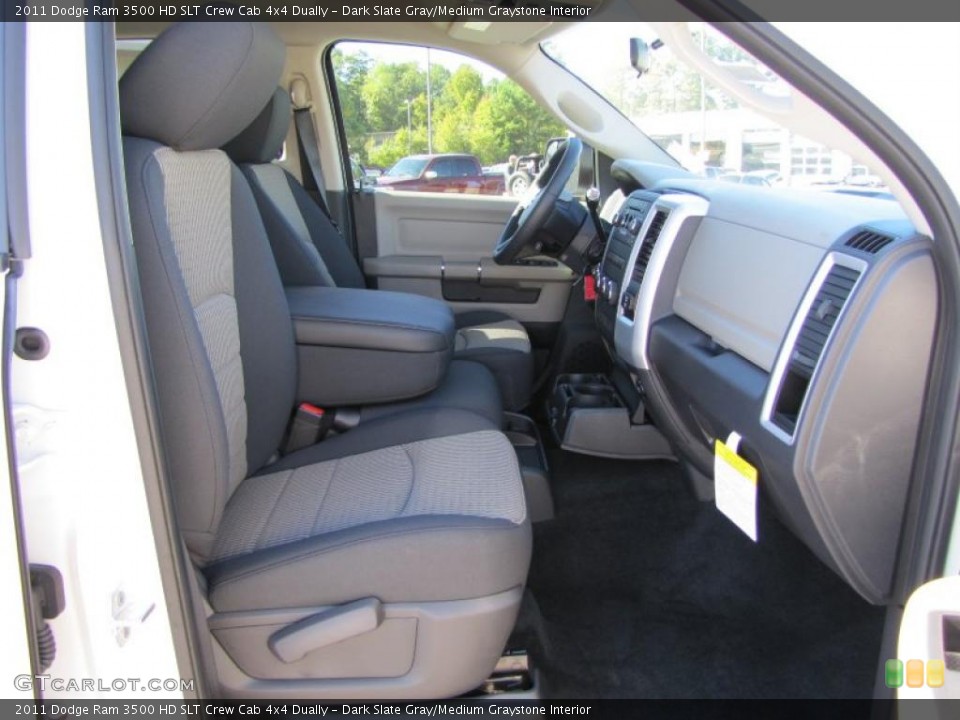 Dark Slate Gray/Medium Graystone Interior Photo for the 2011 Dodge Ram 3500 HD SLT Crew Cab 4x4 Dually #38600945