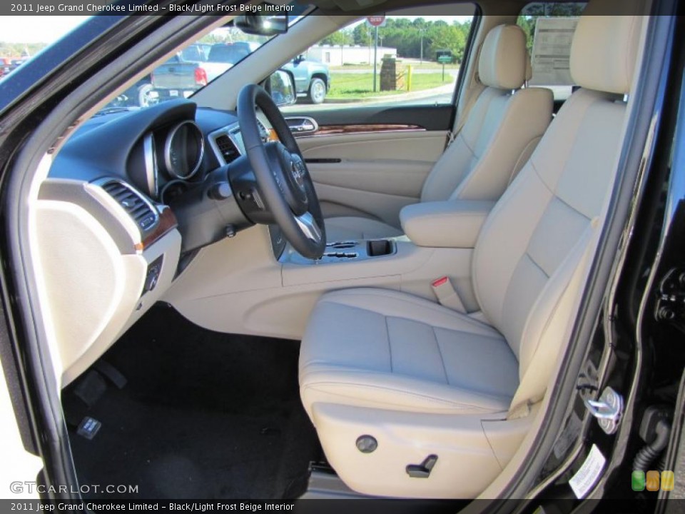 Black/Light Frost Beige Interior Prime Interior for the 2011 Jeep Grand Cherokee Limited #38601481