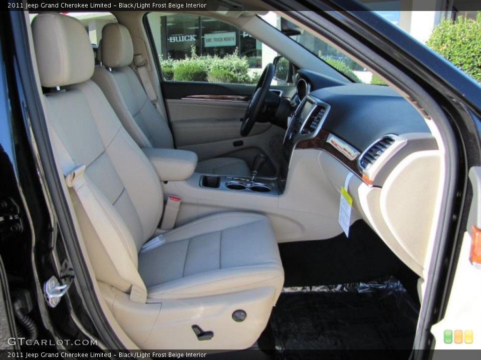 Black/Light Frost Beige Interior Photo for the 2011 Jeep Grand Cherokee Limited #38601557