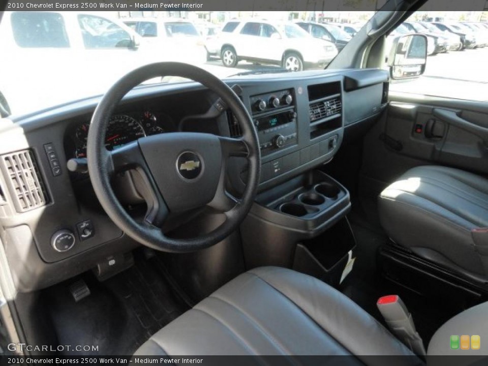 Medium Pewter Interior Prime Interior for the 2010 Chevrolet Express 2500 Work Van #38602517