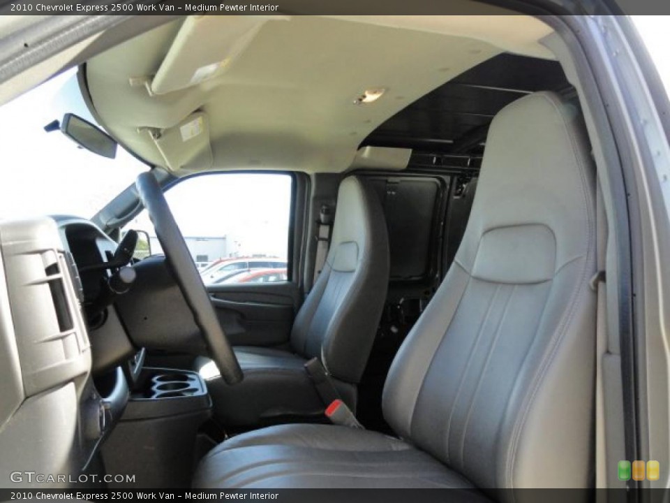 Medium Pewter Interior Photo for the 2010 Chevrolet Express 2500 Work Van #38602525