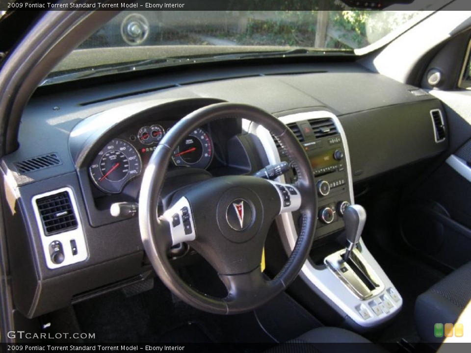Ebony Interior Dashboard for the 2009 Pontiac Torrent  #38602661