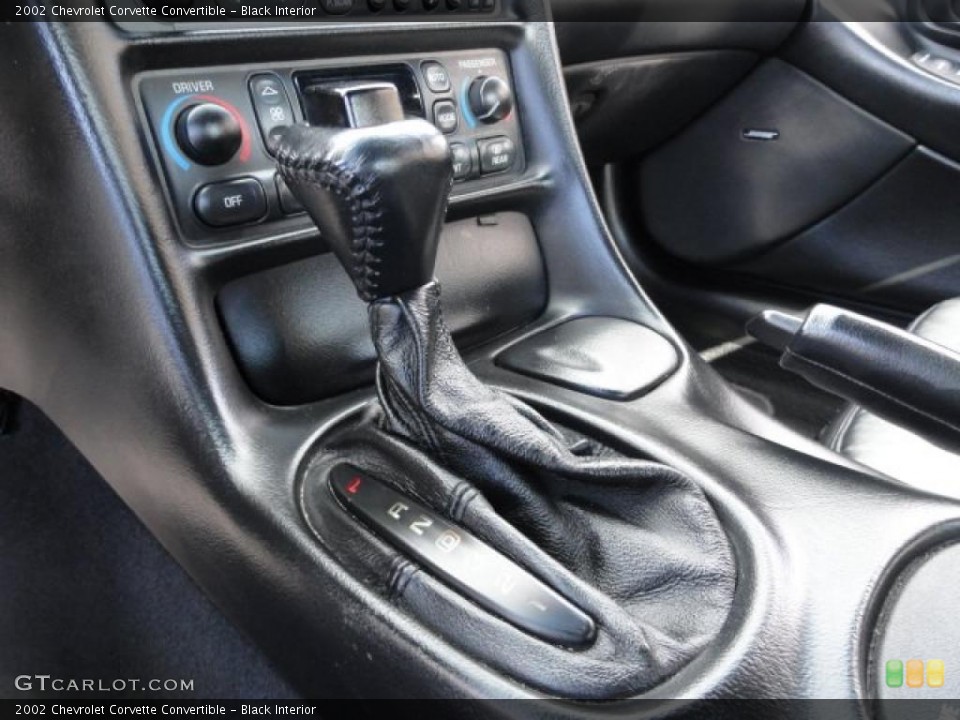 Black Interior Transmission for the 2002 Chevrolet Corvette Convertible #38603489